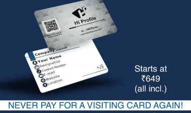 Hi Profile Smart Card: Never pay for a visiting card ever after buying this!!