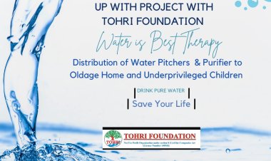 Water Purifiers & Pitchers Distribution To Underprivileged Children Centre So To Drink Pure Water & Stay Healthy