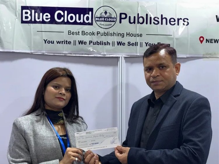 Sneha Wins National Author 2024 Award at World Book Fair
