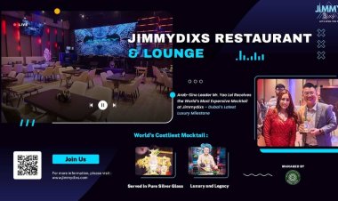 Yao Lei Receives Worlds Most Expensive Mocktail at Jimmydixs Dubai Luxury Event