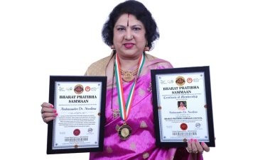 AMB. DR. NEEELIMA, Renowned HR Professional and Holistic Healer, Honored with Prestigious Bharat Pratibha Sammaan National Award