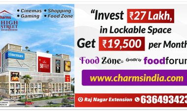 Discover how 58 High Street is emerging as the top commercial investment in Raj Nagar Extension, Ghaziabad – a landmark project by Charms India.