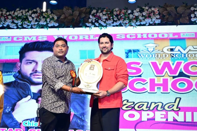 Bollywood Actor Aftab Shivdasani Inaugurates CMS World School in Bahraich