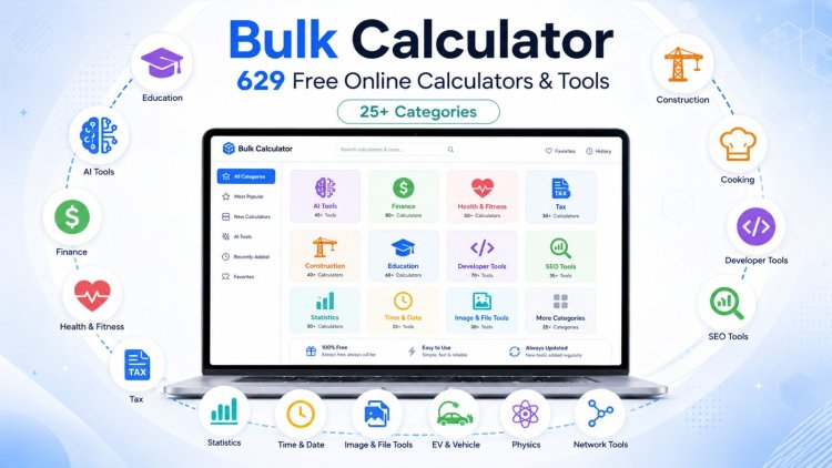 Found a Free Website With 629 Calculators and Tools — And It Actually Works
